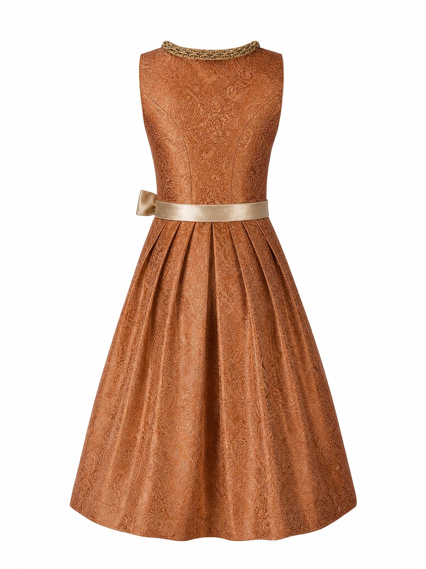 Dirndl Finja | Sienabraun | Eckig