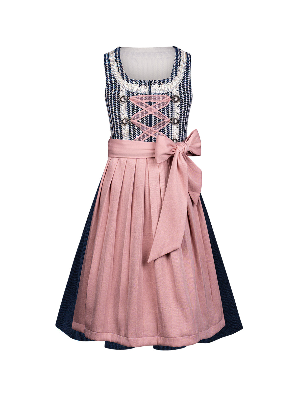 Kinder-Dirndl Harper | Schwarz | Gerade Linie