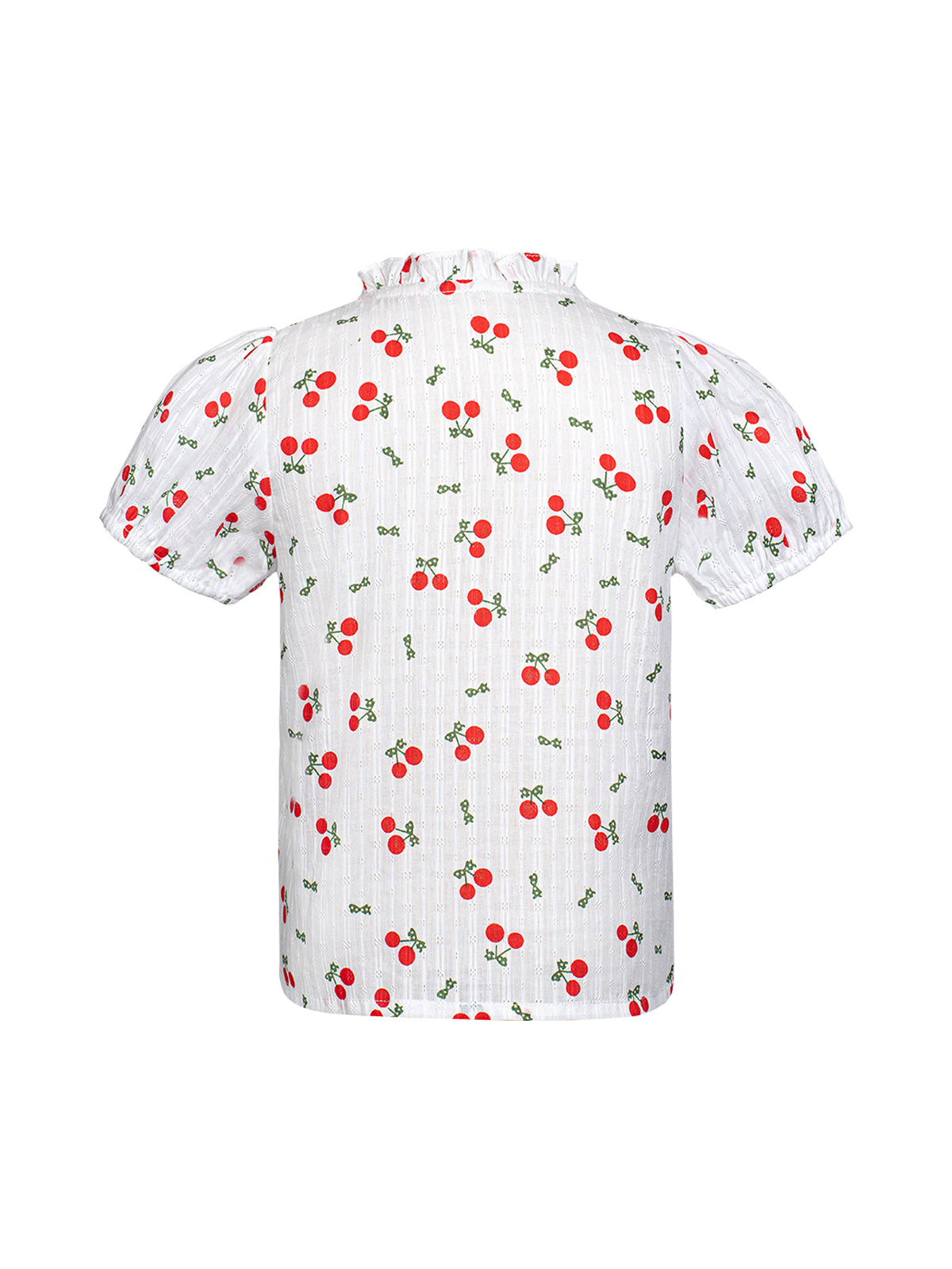 Kinder-Dirndlbluse Sofia Cherry | Weiß | Herzlinie
