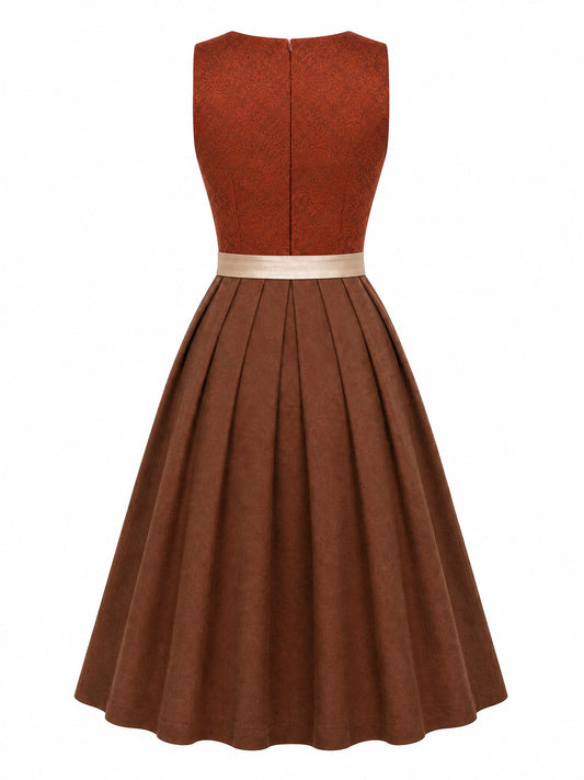 Dirndl Kim | Sienabraun | Eckig