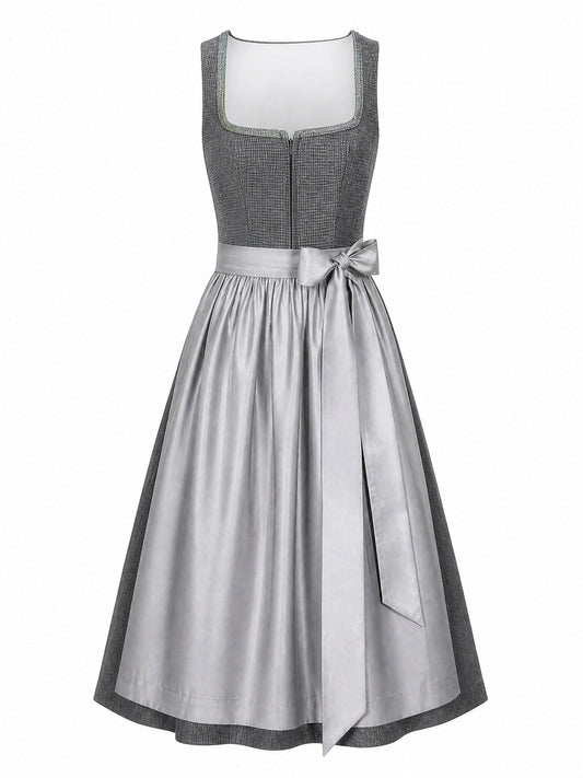 Dirndl Diana | Graphit | Eckig